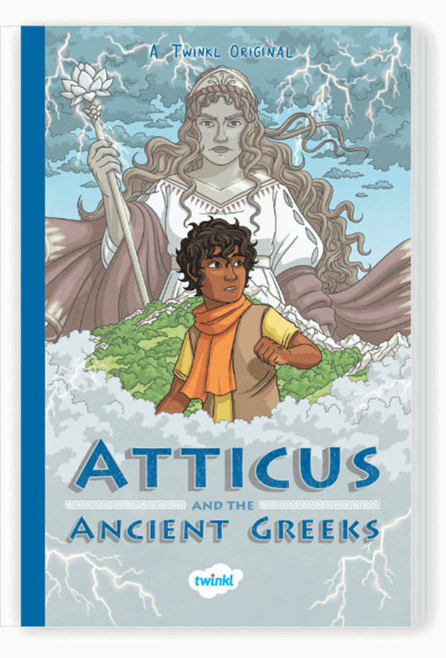 ‘Atticus and the Ancient Greeks’ is the latest longer story from Twinkl