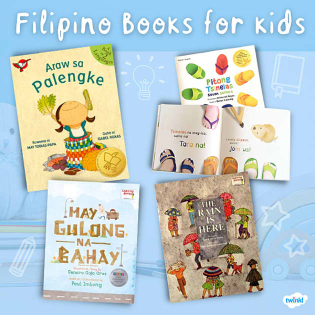 English and Filipino books to help kids develop love of reading