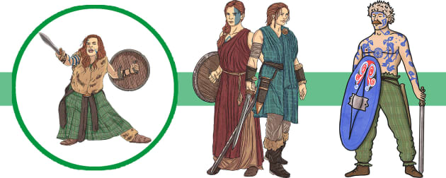 Celtic Warriors and Weapons - Twinkl Homework Help - Twinkl