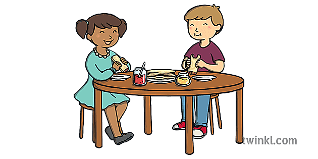 Children Eating-Crepes