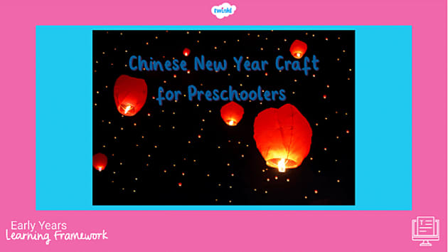 explain chinese new year to preschoolers