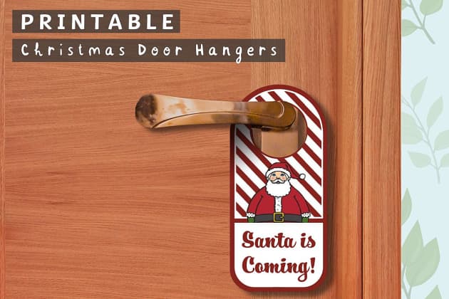 Christmas rustic door hangers buy uk