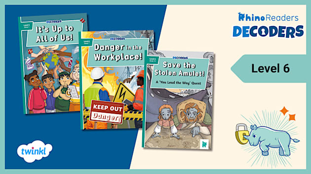 Rhino Readers Decoders: Fully Decodable Books for KS2