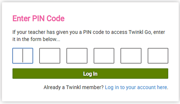 Enter PIN code