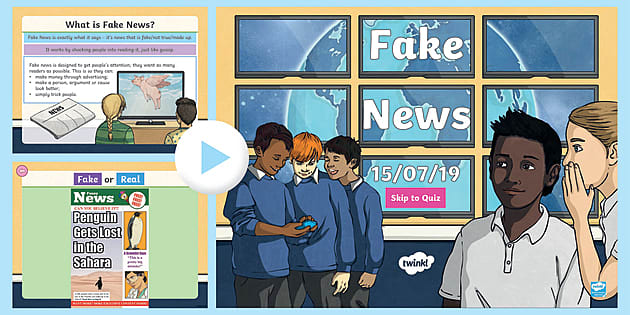 How To Teach ChildrenTo Spot Fake News For KS2 - Twinkl