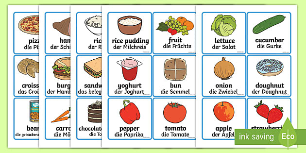 german foods and drinks