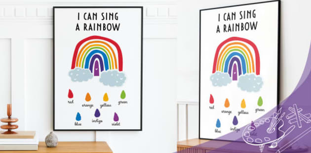 Rainbow Art For Preschool Children - Twinkl