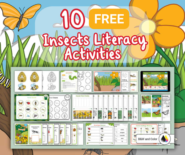 10 Free Insects Literacy Activities - Twinkl