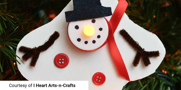 12 Pack DIY Snowman Kit - Kids Holiday Crafts, Air Dry Modeling Clay, Xmas Decor
