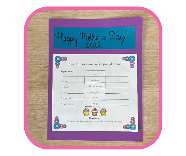 Last Minute Mother's Day Gifts and a Freebie to Help - Differentiated  Kindergarten