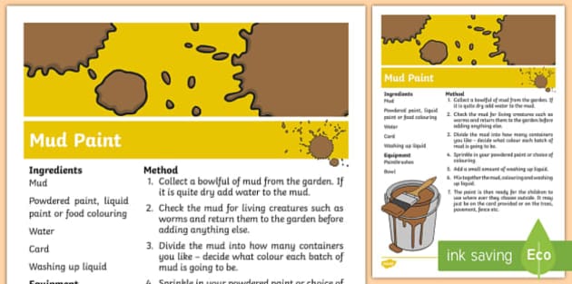 Muddy Paper Messy Play Ideas For Preschoolers - Twinkl