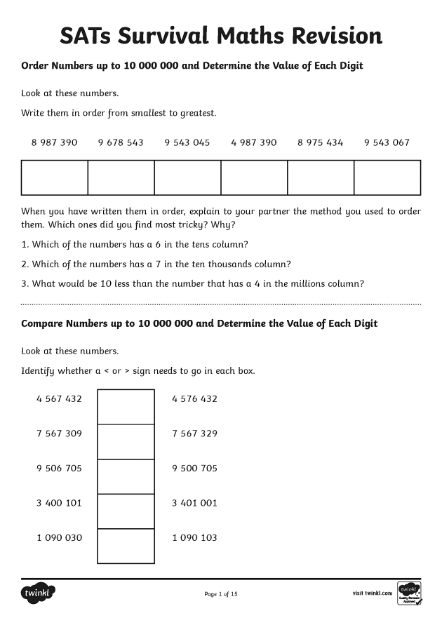 Year 6 Maths Geometric Questions Year 6 Maths SATS QUESTIONS 2 20 Grouped Topics Here