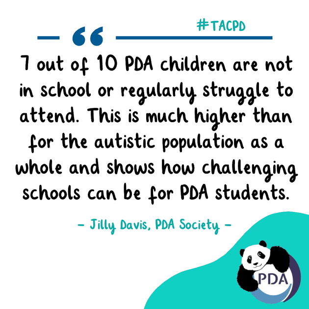 TA CPD Working with and Supporting PDA Children in Education