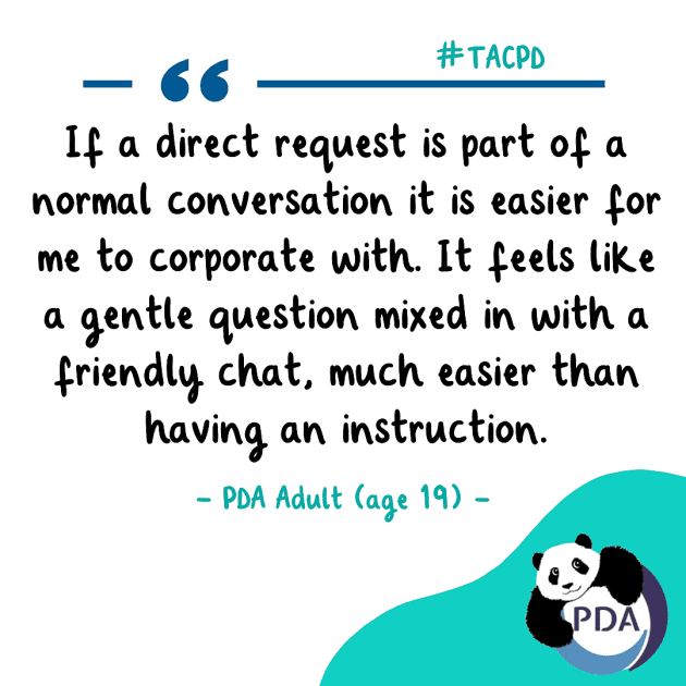 TA CPD Working with and Supporting PDA Children in Education