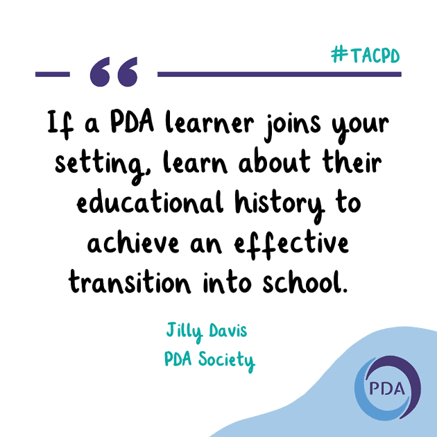 TA CPD Educating PDA Students in Schools Part 2 Twinkl