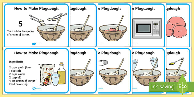 How to make playdough