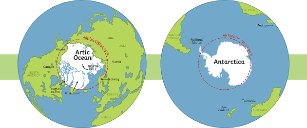 What Are The Arctic And Antarctic? - Twinkl Homework Help