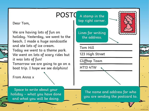 How To Write A Postcard Twinkl Teaching Blog Twinkl 0141