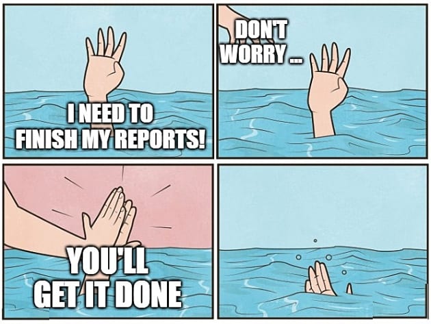 writing report meme