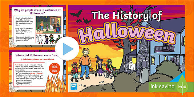 Sejarah Halloween Dan Labu Halloween Twinkl   Roi2 T 004 The History Of Halloween Powerpoint And Comprehension Activity Sheets 1690300479 