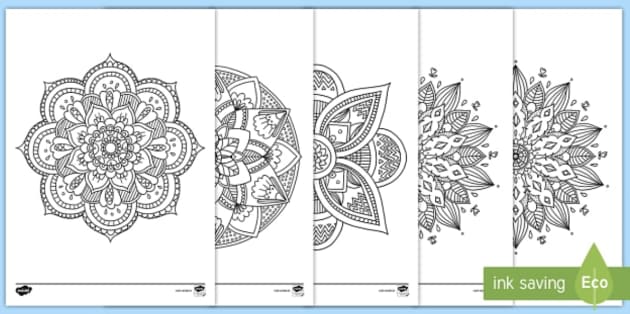 Ink Tracing Coloring Book: Abstract Patterns - Unleash Your