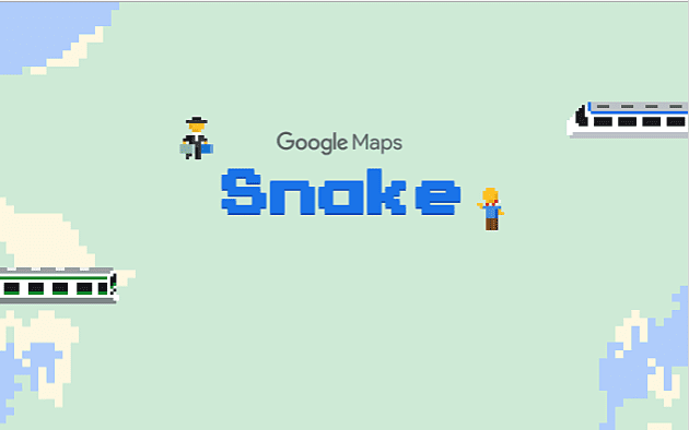 A screenshot of the Snake game