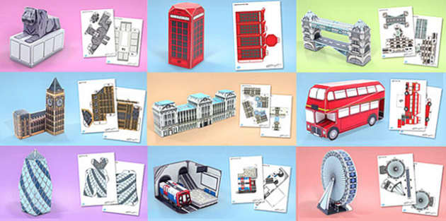 London Paper Model Pack