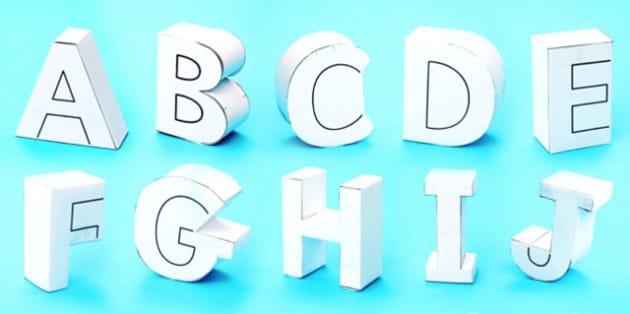 Paper Letters Pack