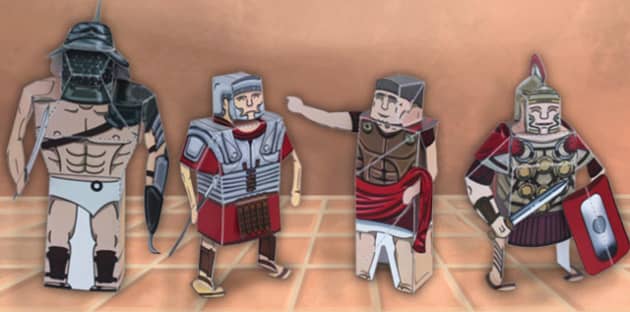 Ancient Rome Paper Craft Pack