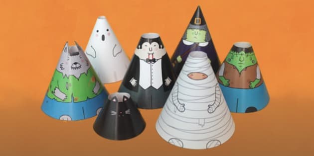 Halloween Cone Characters