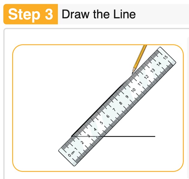 How to draw a ruler step by step