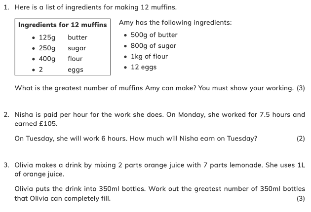 👉 Foundation Micro Mock: Proportion (teacher made)