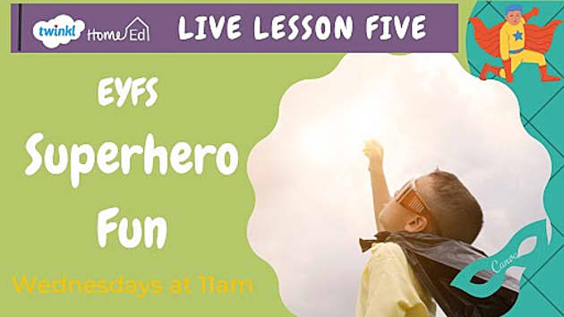 Spring Super Hero Live Lessons Spring 1 2023 - all the links you need!