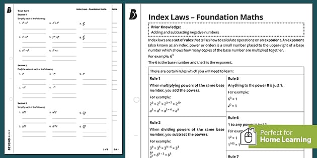 Secondary Education at Home With Beyond Maths - Twinkl