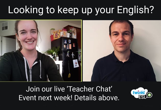 Chat english teacher Virtual English