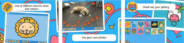 twinkl  art studio app