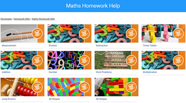 maths homework website