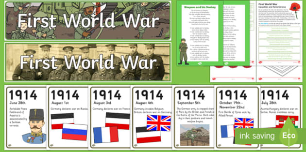 Interesting Facts About The First World War - Twinkl Blogs