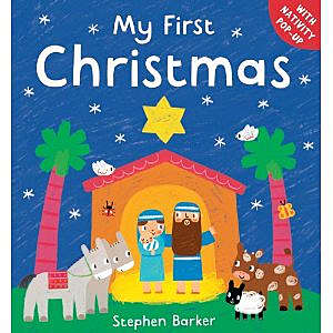 Baby's first christmas book discount