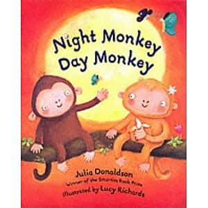 Night Monkey, Day Monkey - book, teaching resources, story, mats