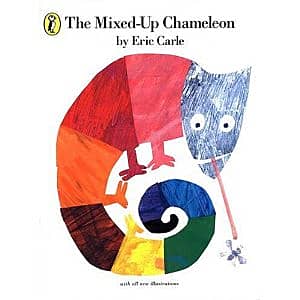 The Mixed-up Chameleon tells the story of a chameleon who learns all about