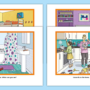 KS2 Safety in the Home Hazards Picture Pack