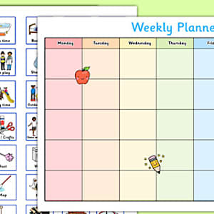 Kids Weekly Activity Planner | Children's Timetable | Twinkl