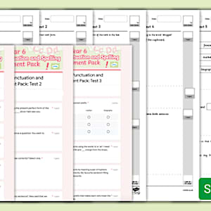 SPaG test for Year 6 - English - KS2 - Twinkl