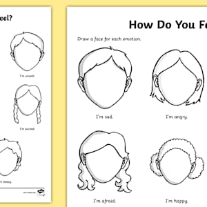 Emotions, Expressions and Feelings Worksheet - Twinkl