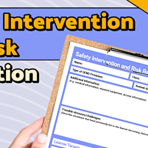 Safety Intervention and Risk Reduction Plan