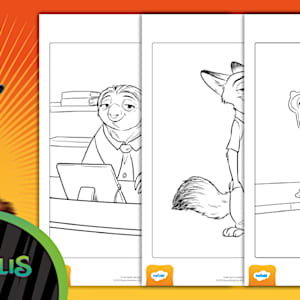 Zootropolis: Colouring Sheets