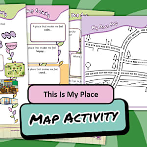 Children's Mental Health Week Activity: This Is My Place Map