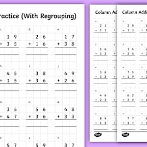 2-Digit Vertical/Column Addition | KS2 Maths
