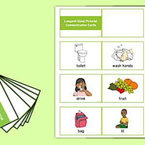 Lanyard Communication Cards | Inclusive Education Resources